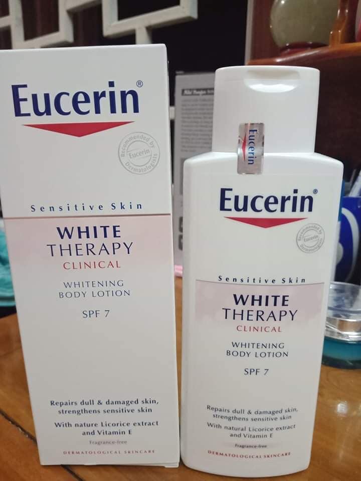 Sữa Dưỡng Thể Trắng Sáng Mịn Da Eucerin White Therapy SPF7