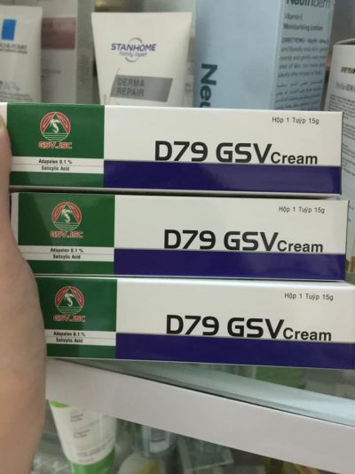 Kem Bôi Da Trị Mụn D79 GSV Cream