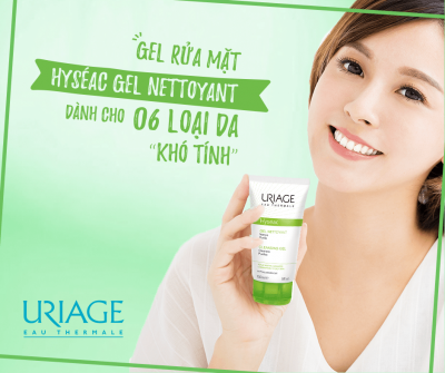 Sữa Rửa Mặt Cho Da Dầu Da Mụn Và Da Hồn Hợp Uriage Hyséac Gel Nettoyant 150ml