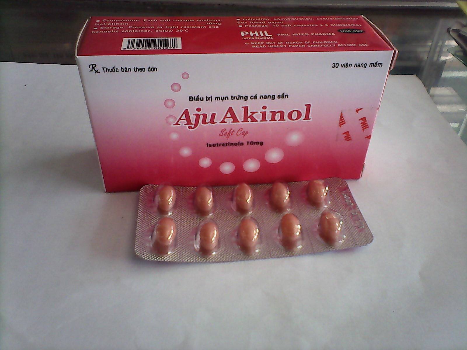 Thuốc trị mụn trứng cá Aju Akinol