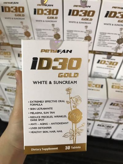 Viên uống chống nắng ID30 Gold white & suncream