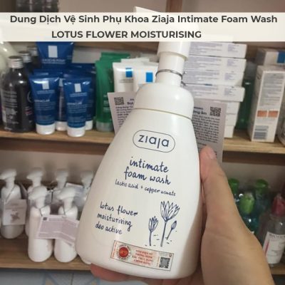 Dung Dịch Vệ Sinh Phụ Khoa Ziaja Intimate Foam Wash LOTUS FLOWER MOISTURISING 250ml-3