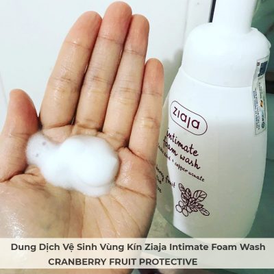 Dung Dịch Vệ Sinh Vùng Kín Ziaja Intimate Foam Wash CRANBERRY FRUIT PROTECTIVE 250ml-9