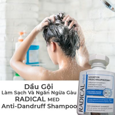 Dầu Gội Làm Sạch Và Ngăn Ngừa Gàu Radical Med Anti Dandruff Shampoo-7