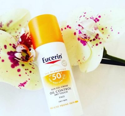 Kem Chống Nắng Kiểm Soát Nhờn Cho Da Dầu Mụn Eucerin Sun Gel Creme Oil Control Dry Touch SPF50 50 ml