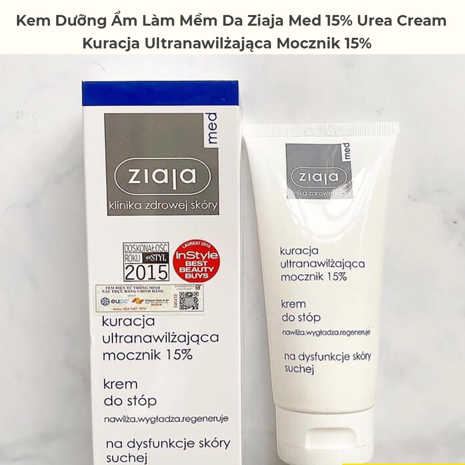 Kem Dưỡng Ẩm Làm Mềm Da Ziaja Med 15% Urea Cream 100ml-4