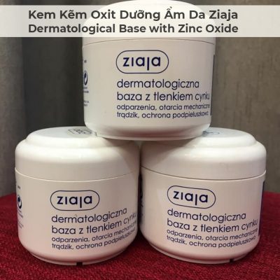 Kem Kẽm Oxit Dưỡng Ẩm Da Ziaja Dermatological Base with Zinc Oxide 80g-4