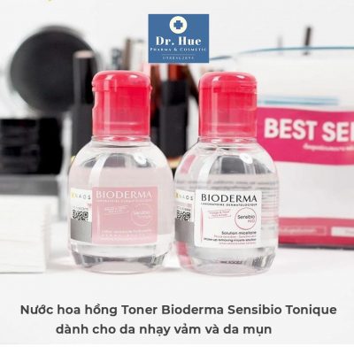 Nước hoa hồng Toner Bioderma Sensibio Tonique dành cho da nhạy cảm và da mụn 100ml-10