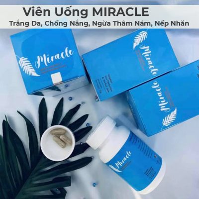 Viên Uống MIRACLE Trắng Da, Chống Nắng, Ngừa Thâm Nám, Nếp Nhăn-5