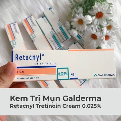 Kem Trị Mụn Retacnyl Tretinoin Cream 0.025% Galderma 30g-1