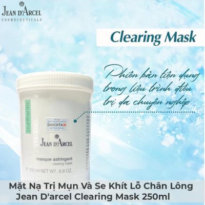Mặt Nạ Trị Mụn Và Se Khít Lỗ Chân Lông Jean D'arcel Clearing Mask 250ml-4