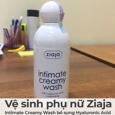 Kem vệ sinh phụ nữ Ziaja Intimate Creamy Wash bổ sung Hyaluronic Acid-10