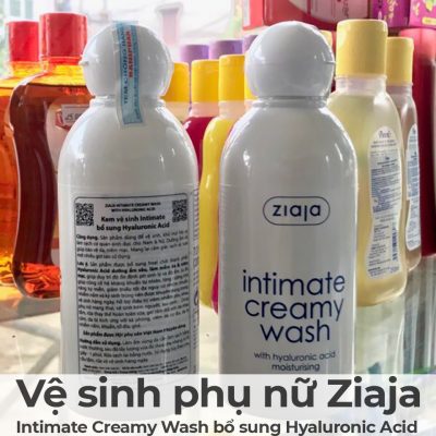 Kem vệ sinh phụ nữ Ziaja Intimate Creamy Wash bổ sung Hyaluronic Acid-11