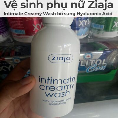 Kem vệ sinh phụ nữ Ziaja Intimate Creamy Wash bổ sung Hyaluronic Acid-2