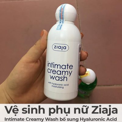 Kem vệ sinh phụ nữ Ziaja Intimate Creamy Wash bổ sung Hyaluronic Acid-4