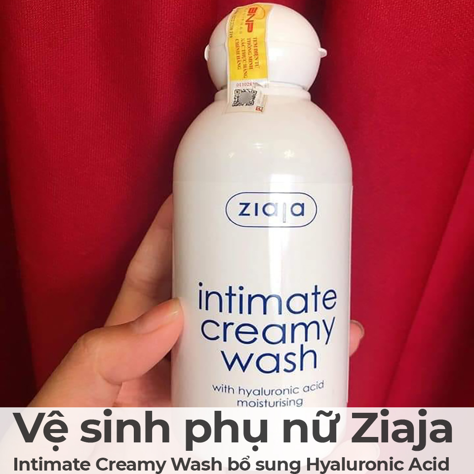 Kem vệ sinh phụ nữ Ziaja Intimate Creamy Wash bổ sung Hyaluronic Acid-5