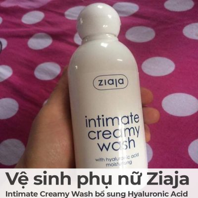 Kem vệ sinh phụ nữ Ziaja Intimate Creamy Wash bổ sung Hyaluronic Acid-7