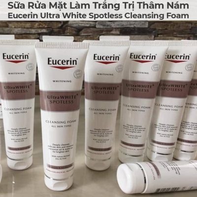 Sữa Rửa Mặt Làm Trắng Trị Thâm Nám Eucerin Ultra White Spotless Cleansing Foam-8