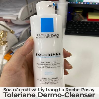 Sữa rửa mặt và tẩy trang La Roche-Posay Toleriane Dermo-Cleanser-12