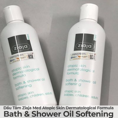Dầu Tắm Mềm Mịn Da Ziaja Med Atopic Skin Dermatological Formula Bath & Shower Oil Softening-2