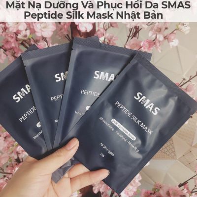 Mặt Nạ Dưỡng Và Phục Hồi Da SMAS Peptide Silk Mask Nhật Bản-4