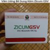 Viên Uống Bổ Sung Kẽm Zicum GSV-2