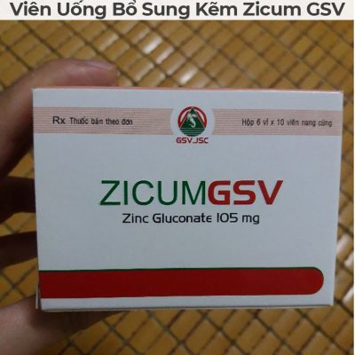 Viên Uống Bổ Sung Kẽm Zicum GSV-2