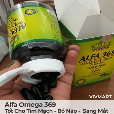 Alfa Omega 369 - Tốt Cho Tim Mạch Bổ Não Sáng Mắt-14a