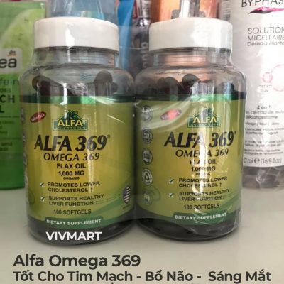 Alfa Omega 369 - Tốt Cho Tim Mạch Bổ Não Sáng Mắt-23a