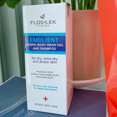 Gel tắm gội dịu nhẹ cho viêm da cơ địa Emolient Atopic Body Wash Gel And Shampoo Floslek 150ml-6