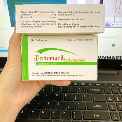 Thuốc Uống Trị Mụn Nặng Pectomucil Soft Capsules 20mg-5