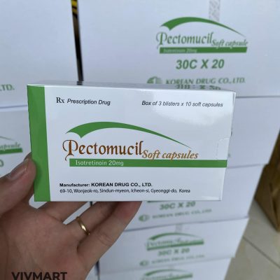 Thuốc Uống Trị Mụn Nặng Pectomucil Soft Capsules 20mg-7