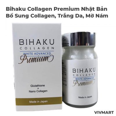 Viên Uống Bihaku Collagen Premium Nhật Bản Bổ Sung Collagen, Trắng Da, Mờ Nám-6