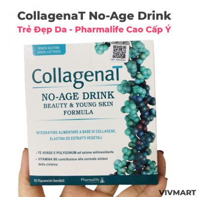 Collagen Uống CollagenaT No Age Drink Trẻ Đẹp Da Pharmalife Cao Cấp Ý-1