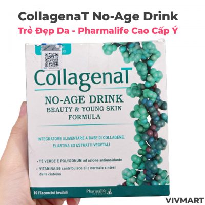 Collagen Uống CollagenaT No Age Drink Trẻ Đẹp Da Pharmalife Cao Cấp Ý-7