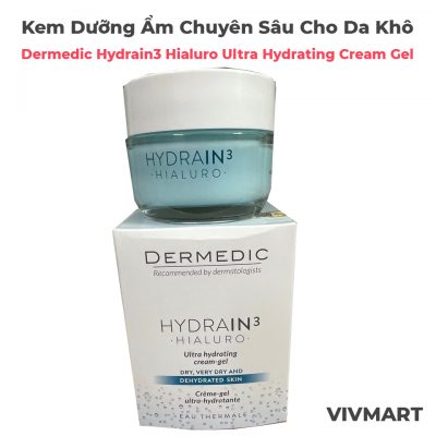 Kem Dưỡng Ẩm Chuyên Sâu Cho Da Khô Dermedic Hydrain3 Hialuro Ultra Hydrating Cream Gel 50g-1