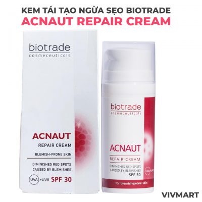 Kem Tái Tạo Ngăn Ngừa Sẹo Biotrade Acnaut Repair Cream 30ml-1