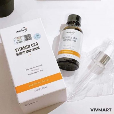 Serum Trắng Da Mờ Thâm Vitamin C20 Brightening Serum Mediphar 30ml-4