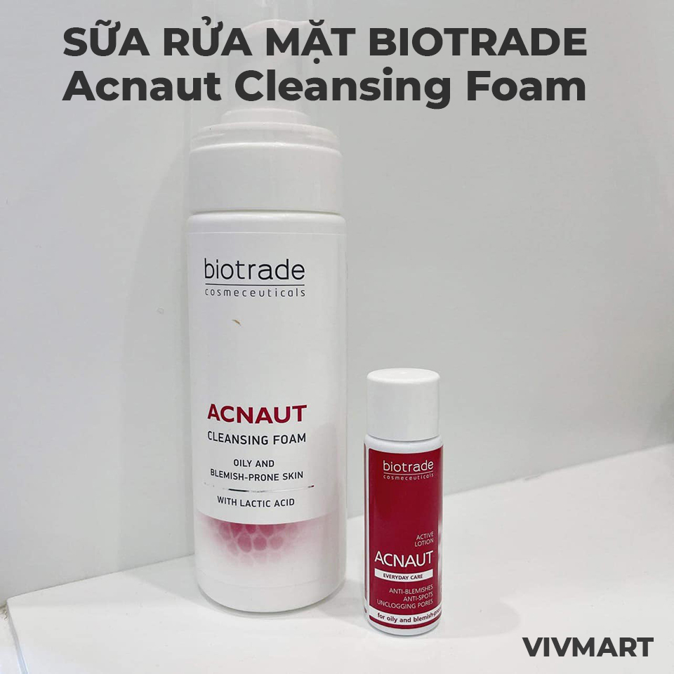 Sữa Rửa Mặt Dạng Bọt Biotrade Acnaut Cleansing Foam 150ml-2