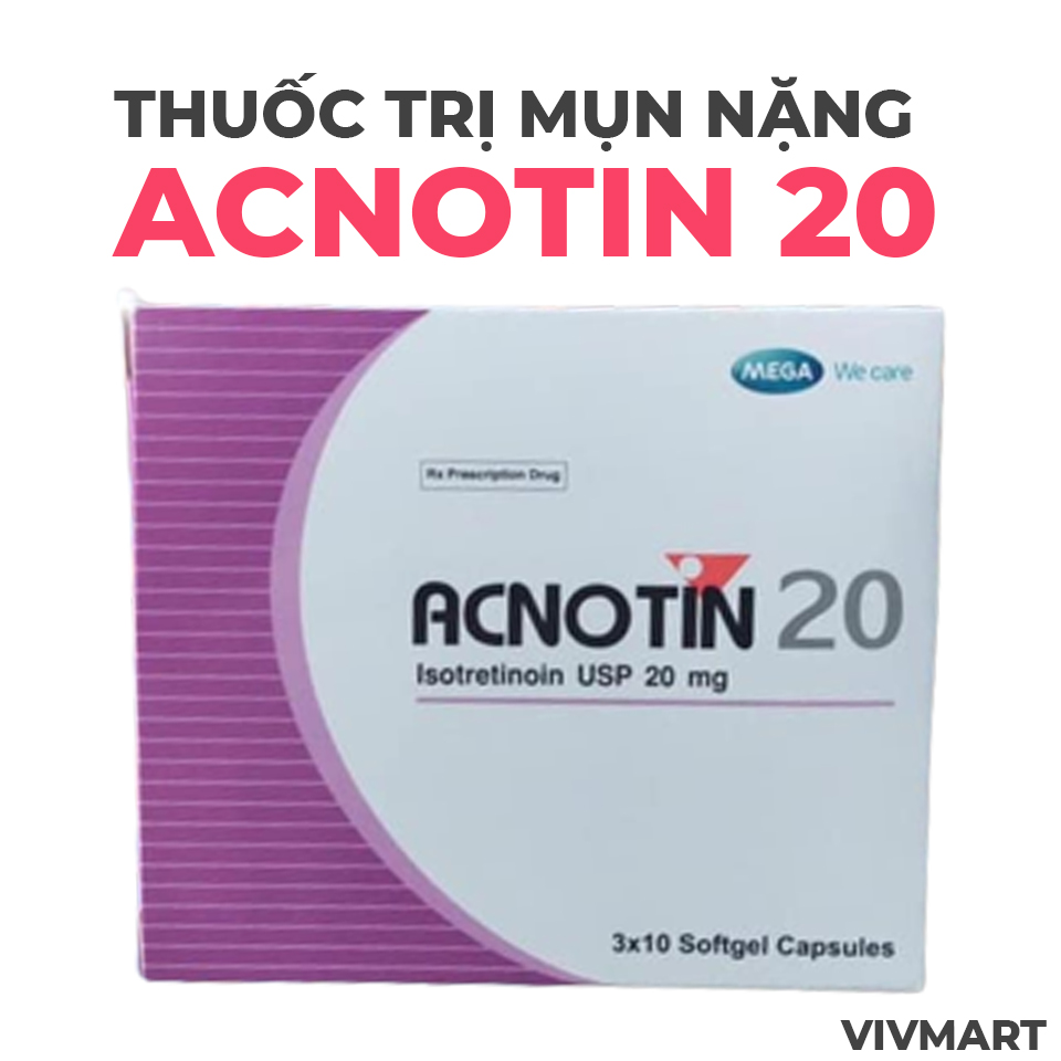 Thuốc trị mụn trứng cá nặng acnotin 20-5