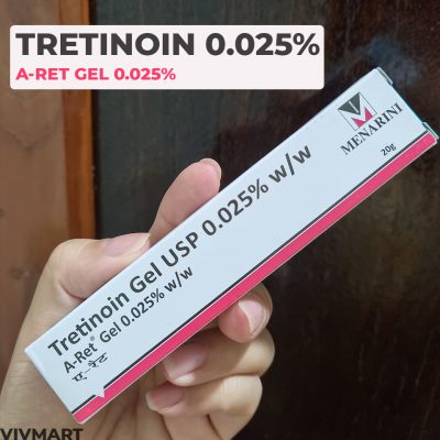 Tretinoin Gel USP Aret 0.025 Điều Trị Mụn Chống Lão Hóa Da-2
