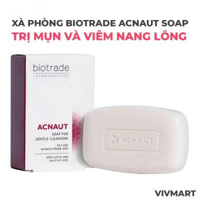 Xà Phòng Trị Mụn Và Viêm Nang Lông Biotrade Acnaut Soap-1