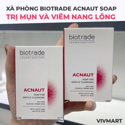 Xà Phòng Trị Mụn Và Viêm Nang Lông Biotrade Acnaut Soap-3
