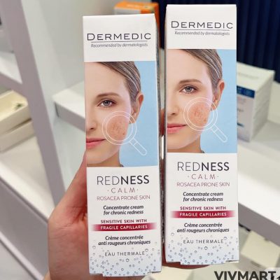 Kem Dưỡng Chống Đỏ Da Dermedic Redness Calm Rosacea Prone Skin Concentrate Cream For Chronic Redness 40ml-10