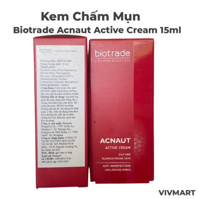 Kem Chấm Mụn Biotrade Acnaut Active Cream 15ml-1