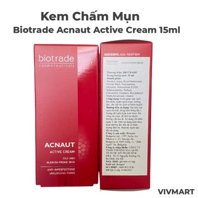 Kem Chấm Mụn Biotrade Acnaut Active Cream 15ml-2