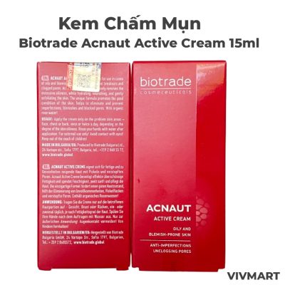 Kem Chấm Mụn Biotrade Acnaut Active Cream 15ml-3