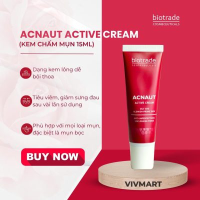 Kem Chấm Mụn Biotrade Acnaut Active Cream 15ml-5